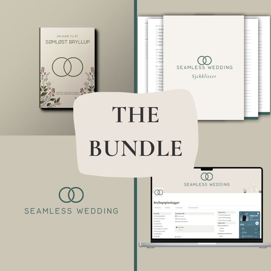 Seamless wedding planning bundle 